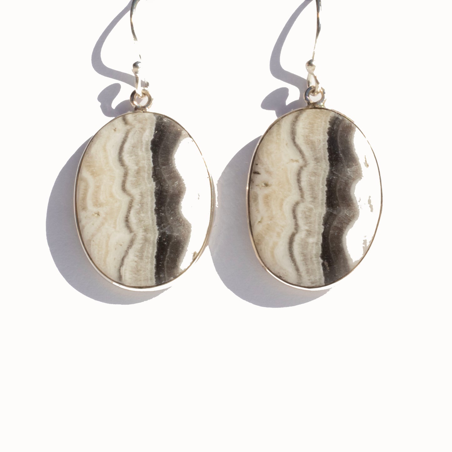 Calcite Earrings Sterling Silver