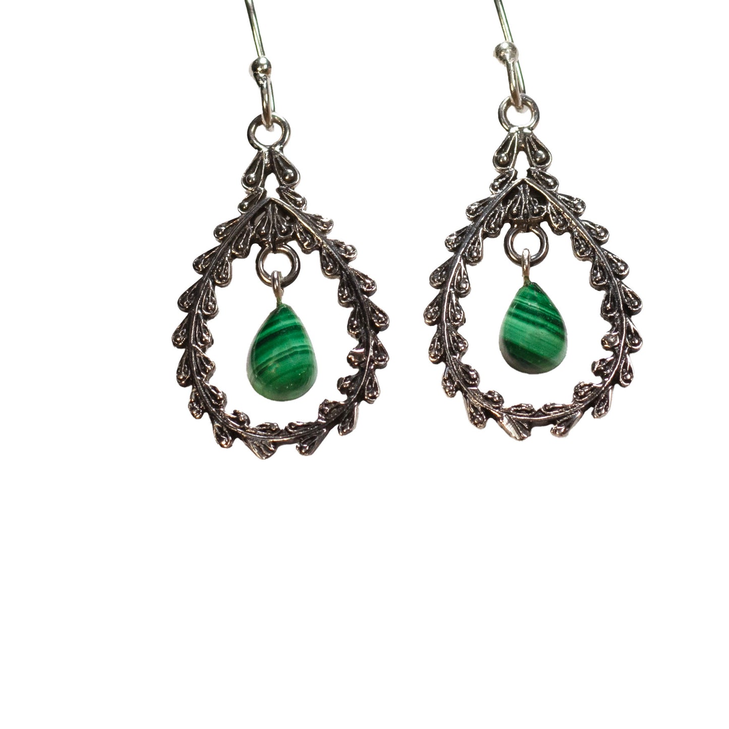 Malachite Earrings