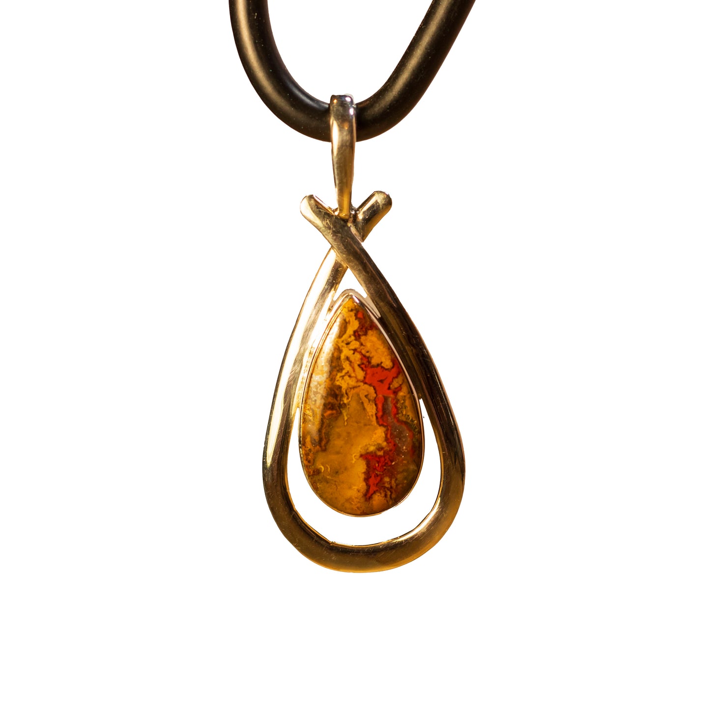 Seam Agate Pendant