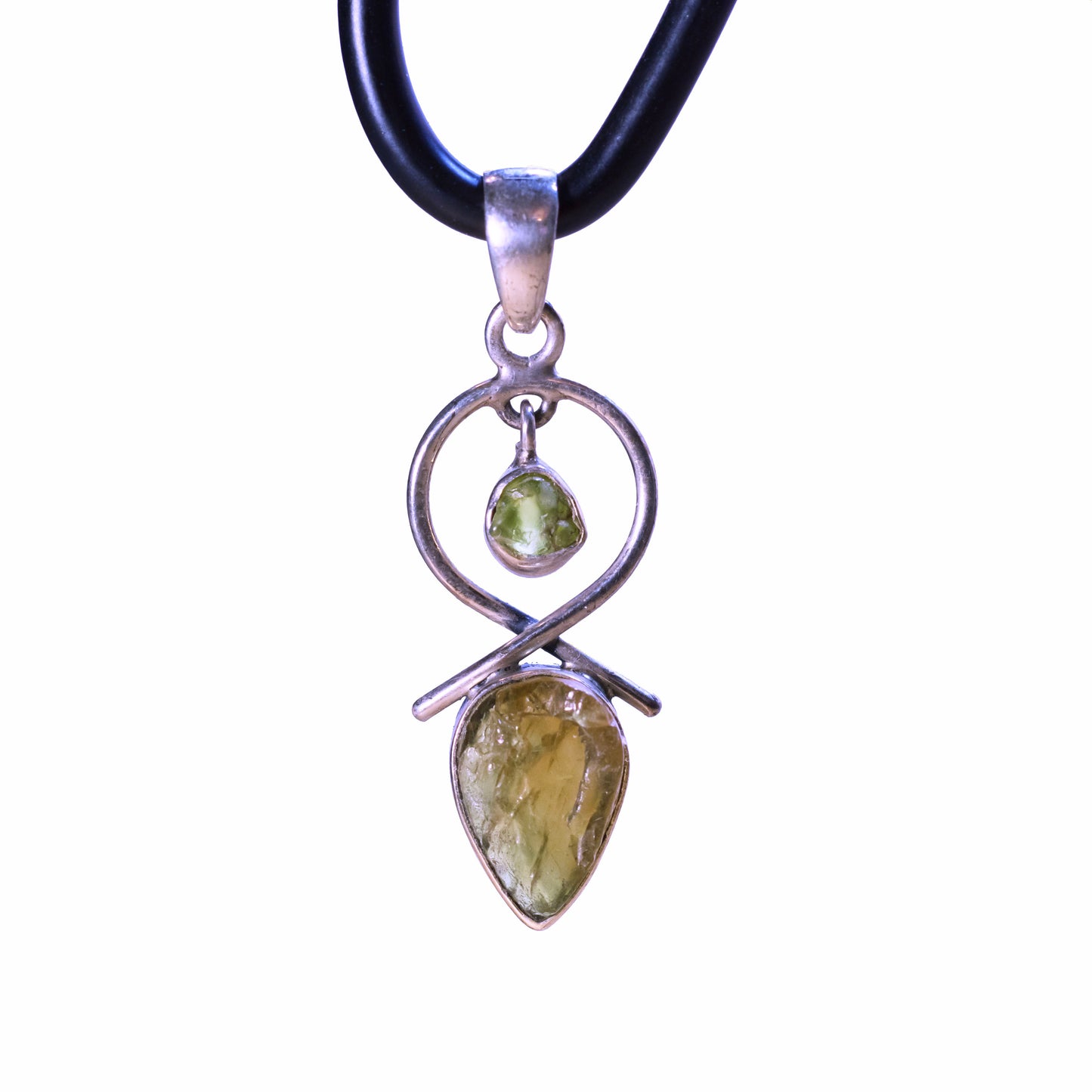 Kornerupine with Tourmaline Pendant