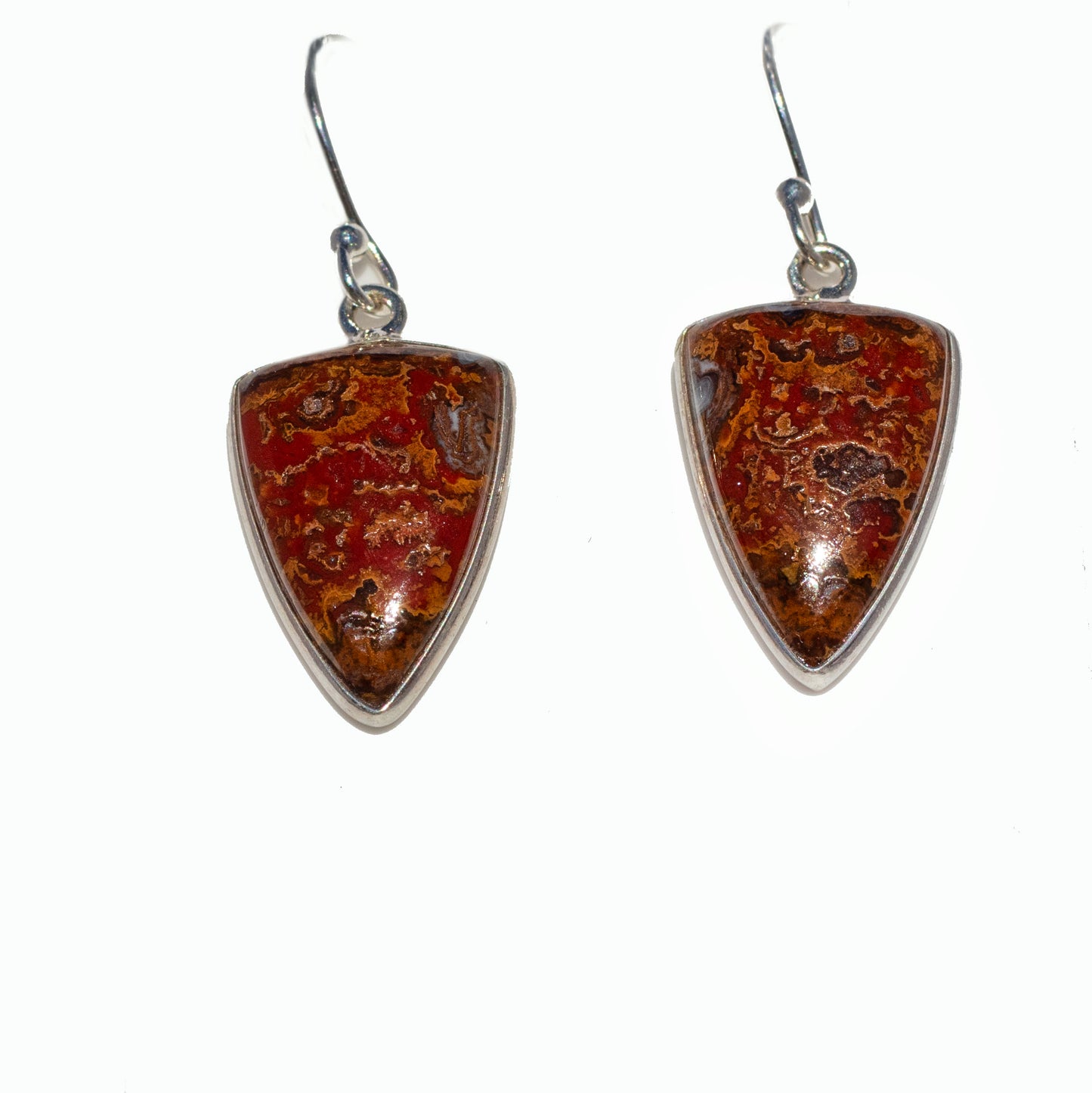 Seam Agate Earrings