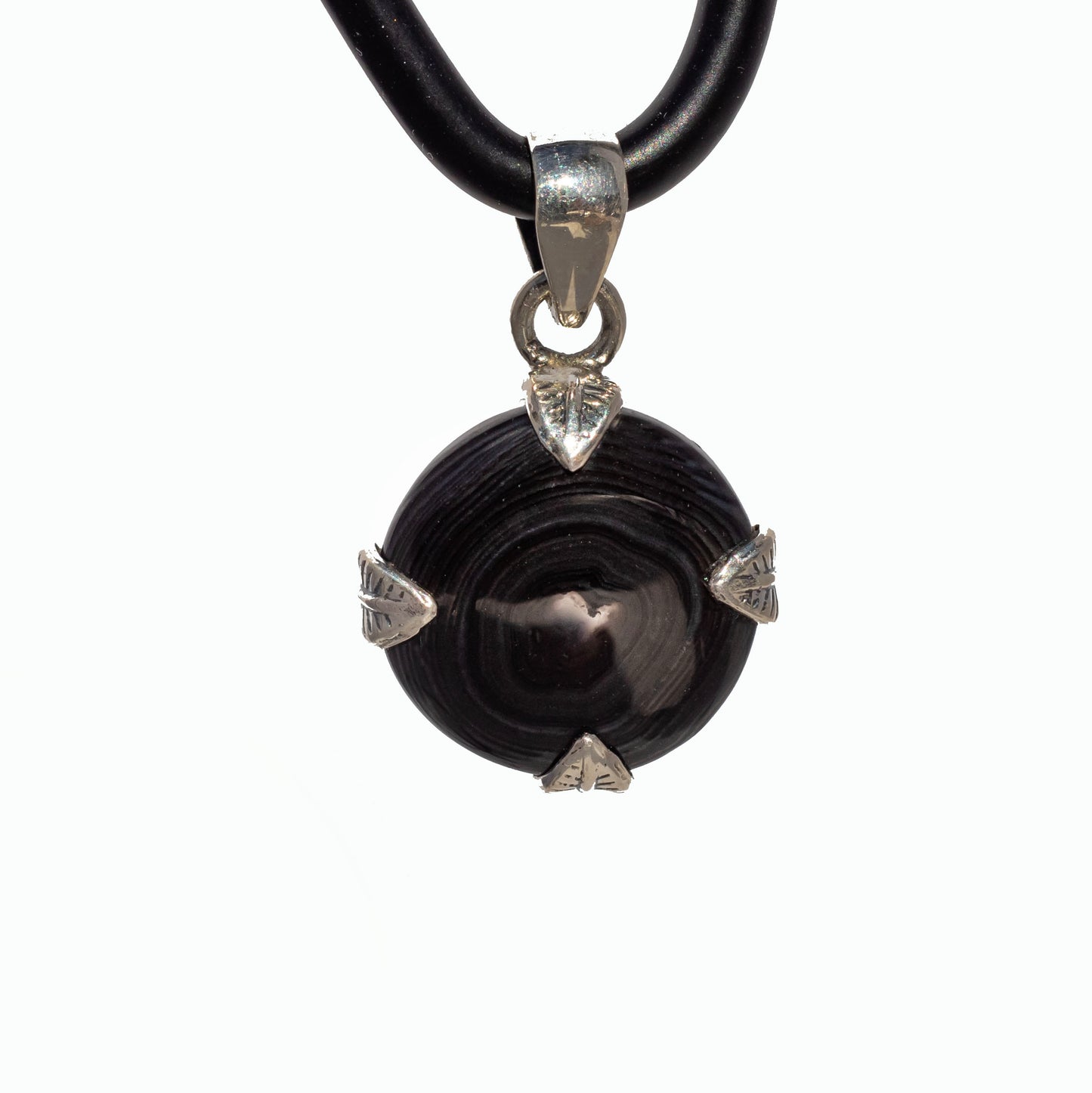Crown of Psilomelane Pendant