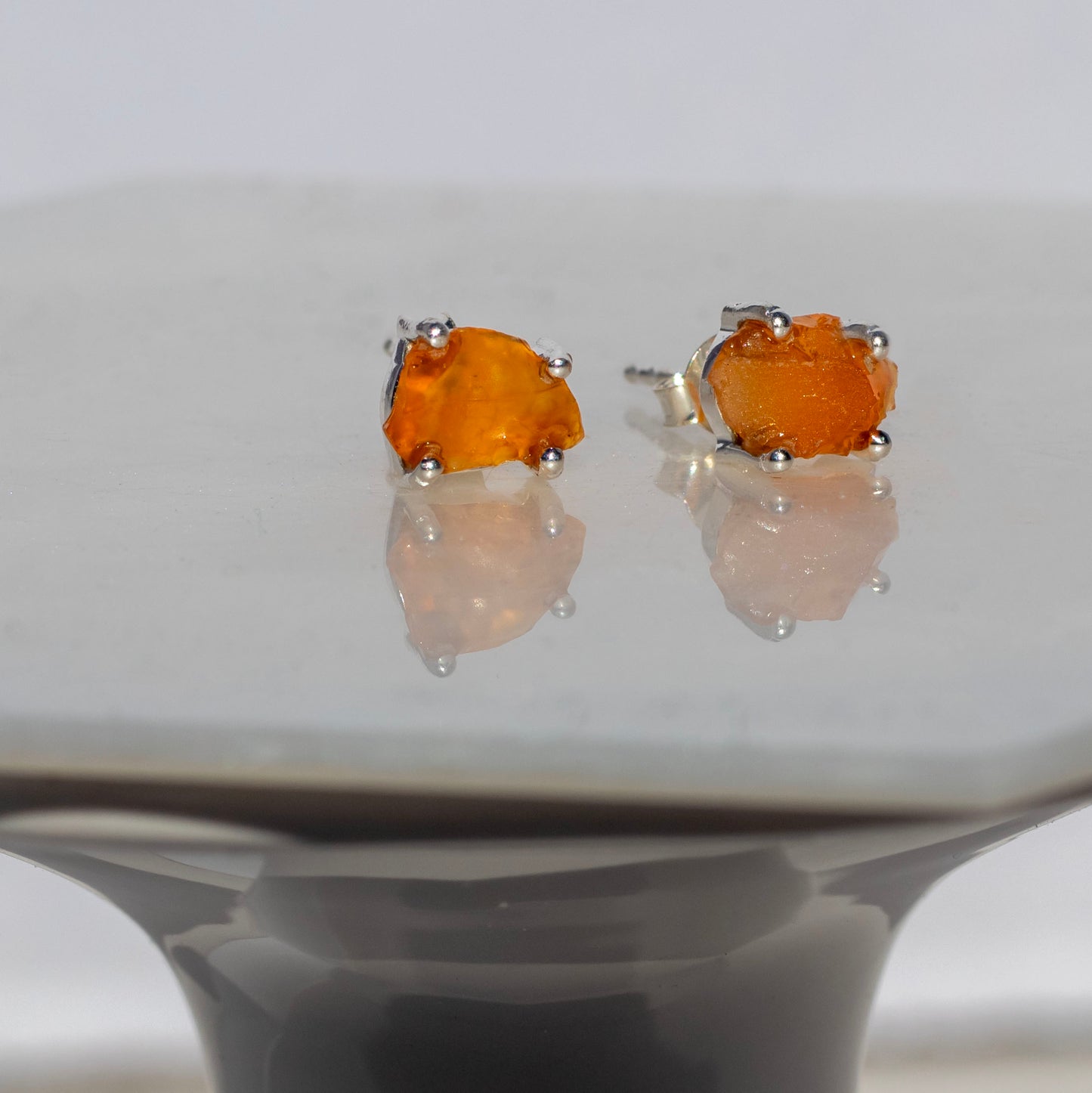 Mexican Opal Stud Earrings
