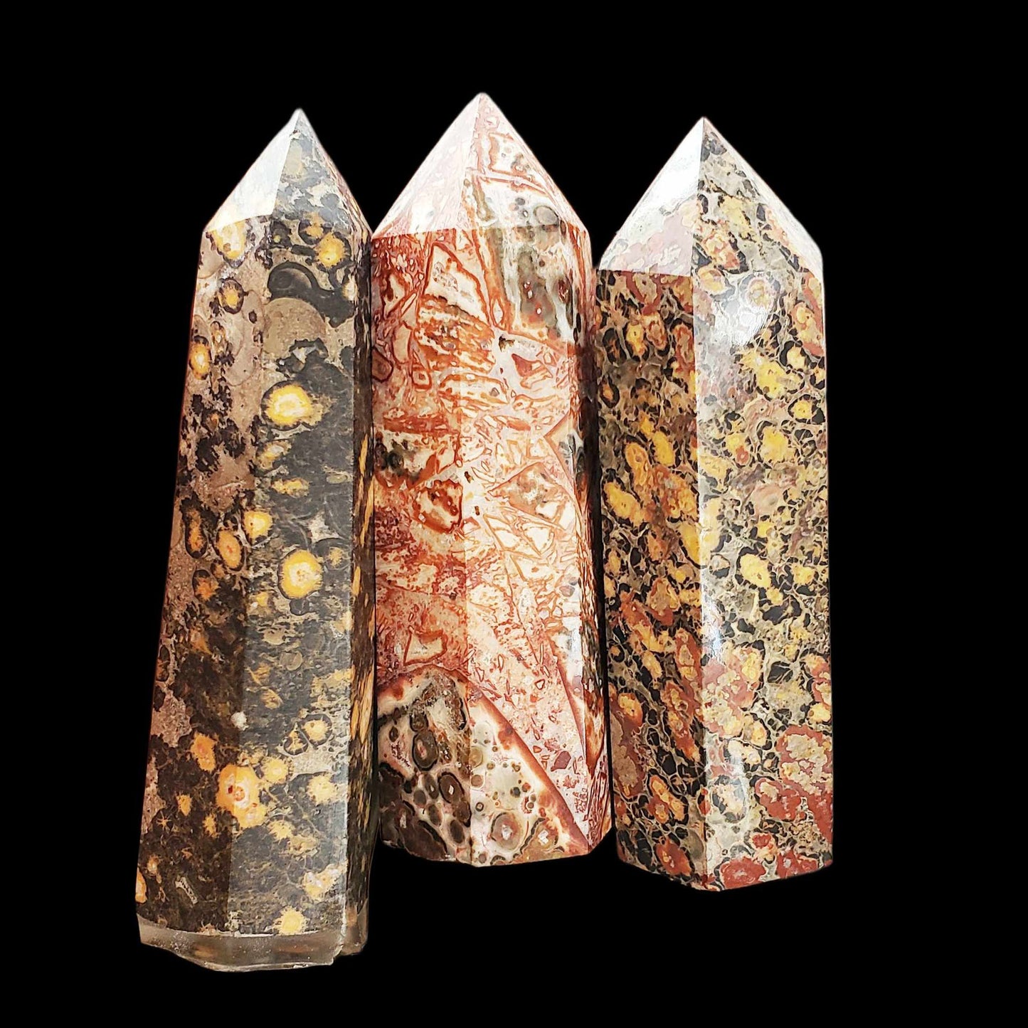 Leopard Skin Jasper Tower