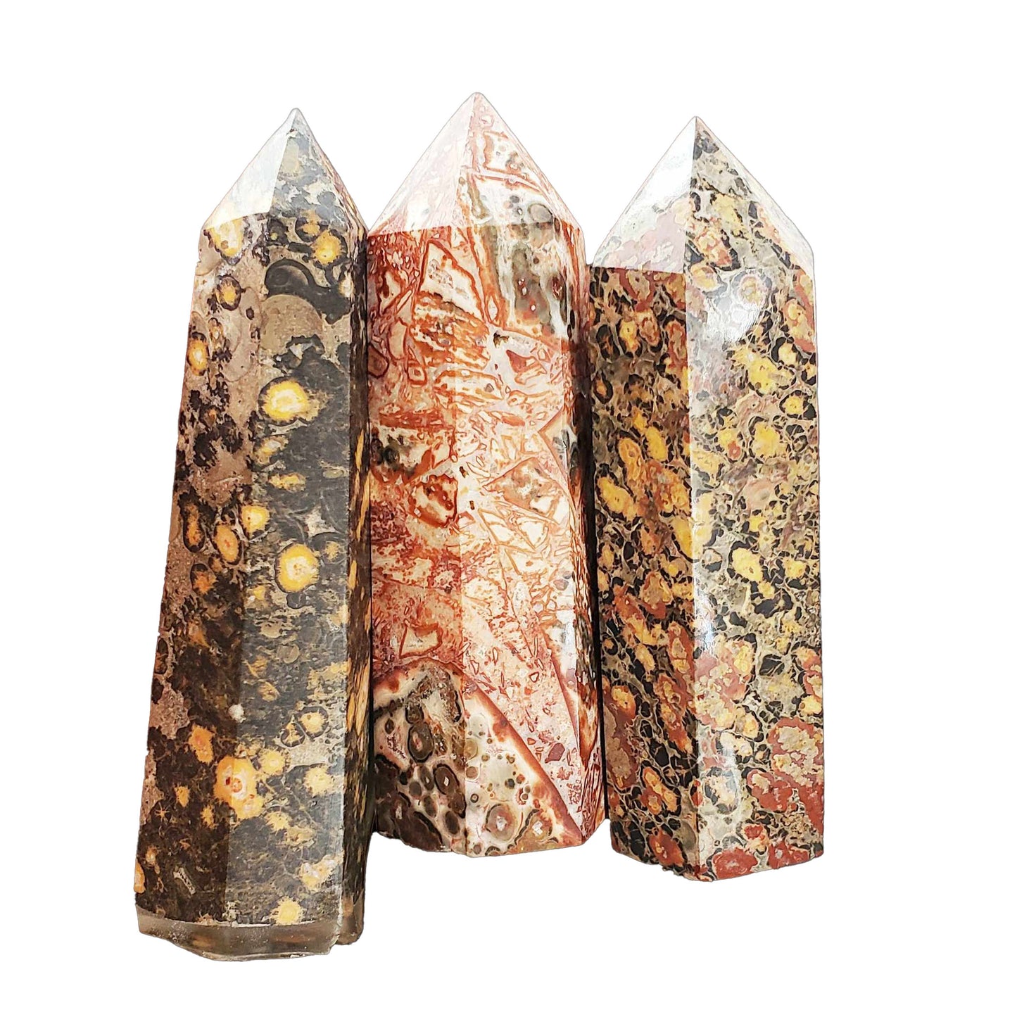 Leopard Skin Jasper Tower
