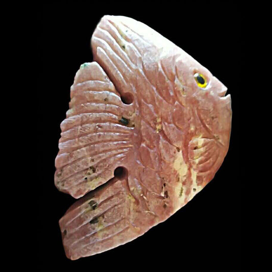 Rhodochrosite -Carved Fish