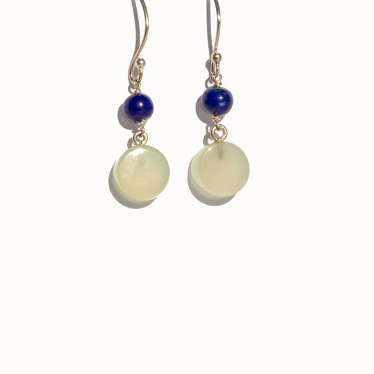 Prehnite Earrings