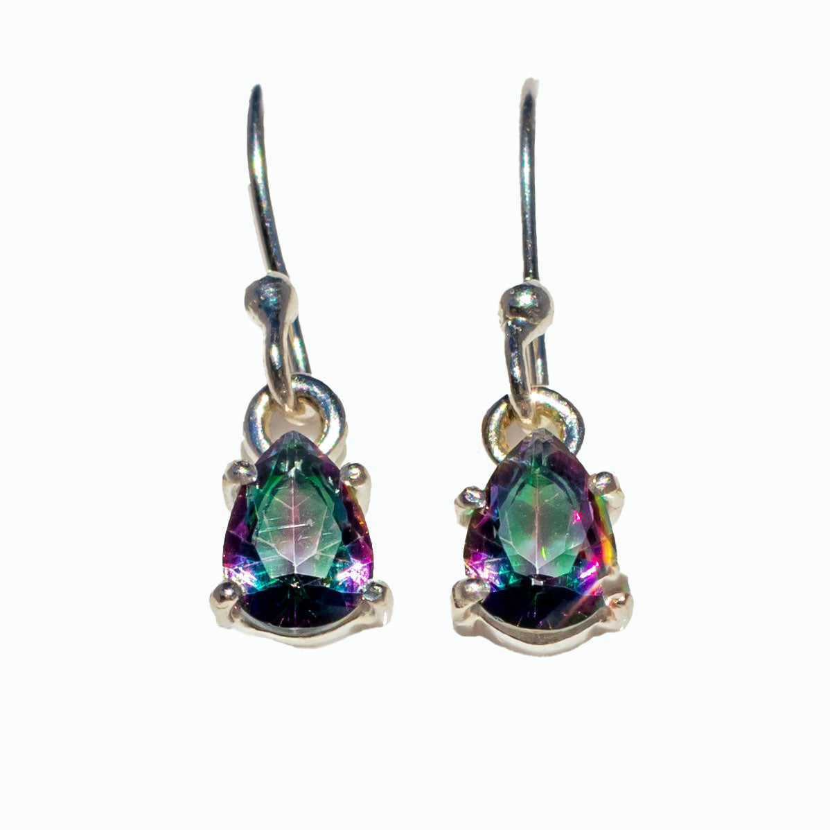 Rainbow Mystic Topaz Earrings