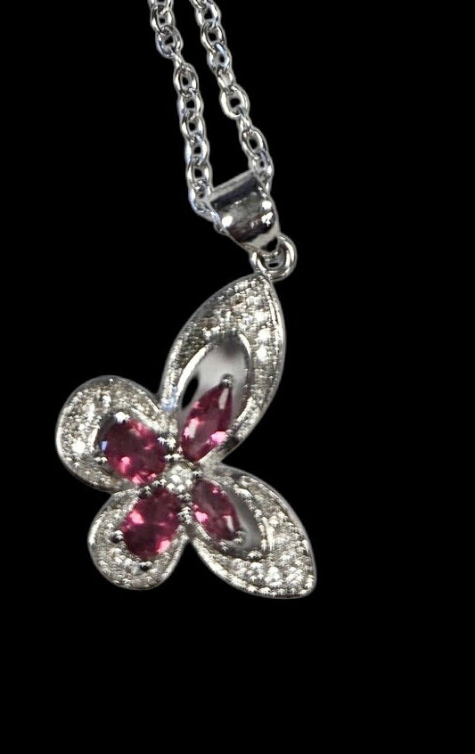 Pink Tourmaline Necklace